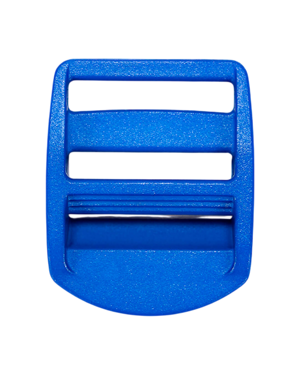 Anneau rectangulaire (passant) plastique "Rob" (bleu gentiane)
