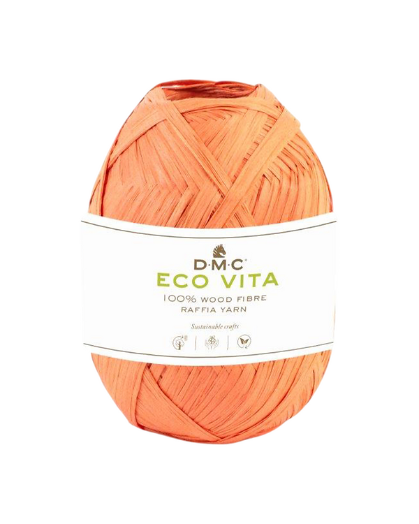 DMC - Fil Raphia "Eco Vita Raffia" (010/orange)