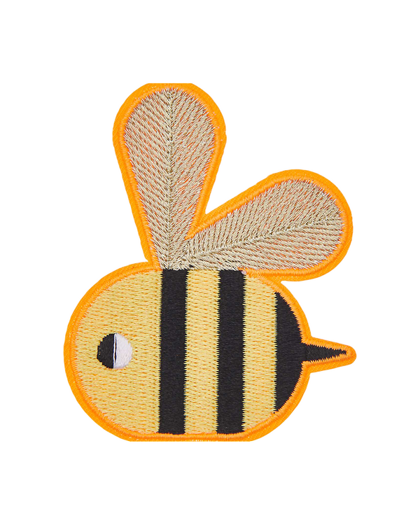 Patch thermocollant "Abeille" (jaune/noir) de RICO DESIGN