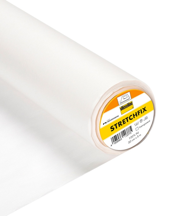 Vlieseline "Stretchfix T300" - 30 cm, rouleau à 5 m (transparent)