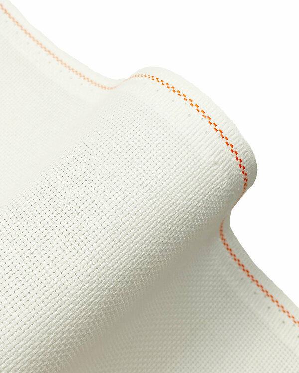 Trame/toile à broder - coton "Aïda - 16 ct" (offwhite) de Zweigart