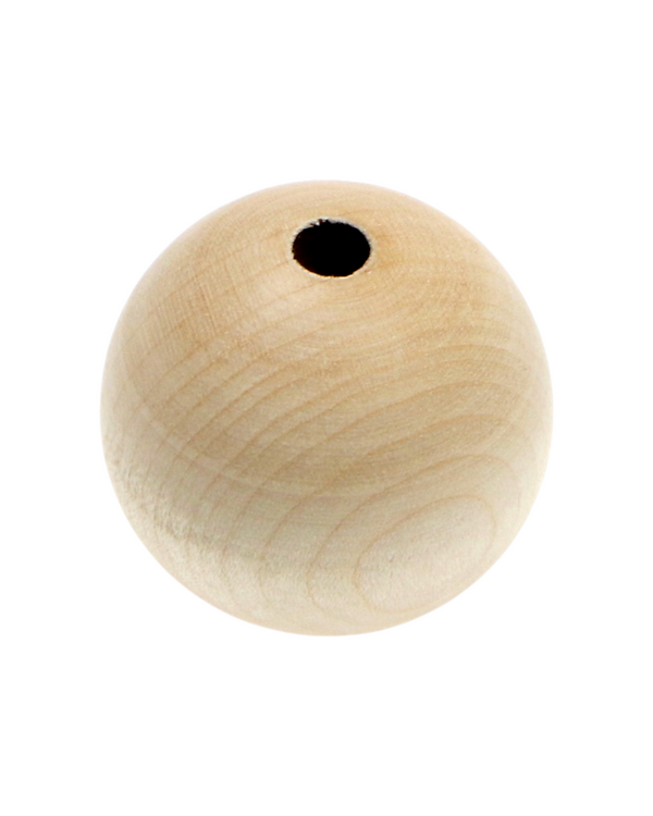 Boule en bois d'érable  Ø 35 mm (nature)