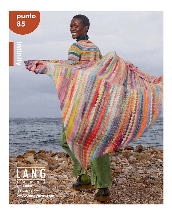 Magazine "Punto 85 - INFINITY" de LANG Yarns (all/fr/nl)