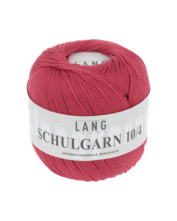 LANG Yarns SCHULGARN 10/4 – Coton classique (0061/rouge)