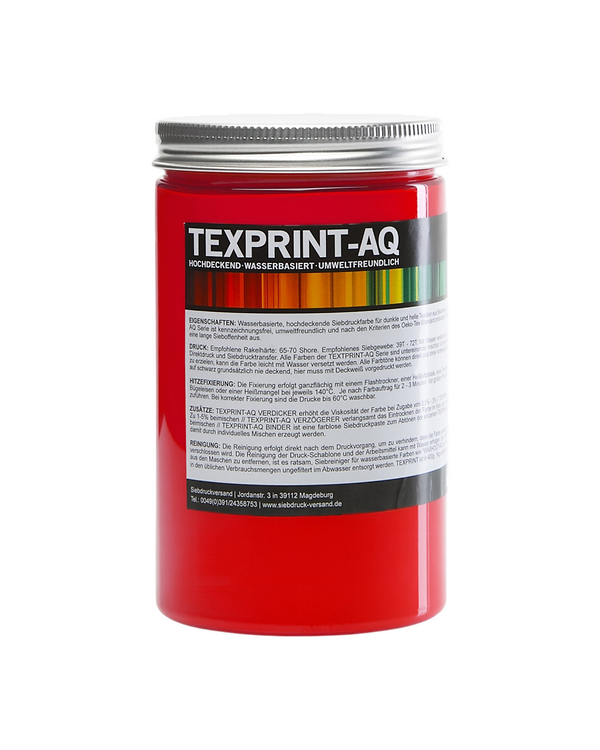 Encre de sérigraphie - opaque "TEXPRINT-AQ" 250 g (40/rouge)
