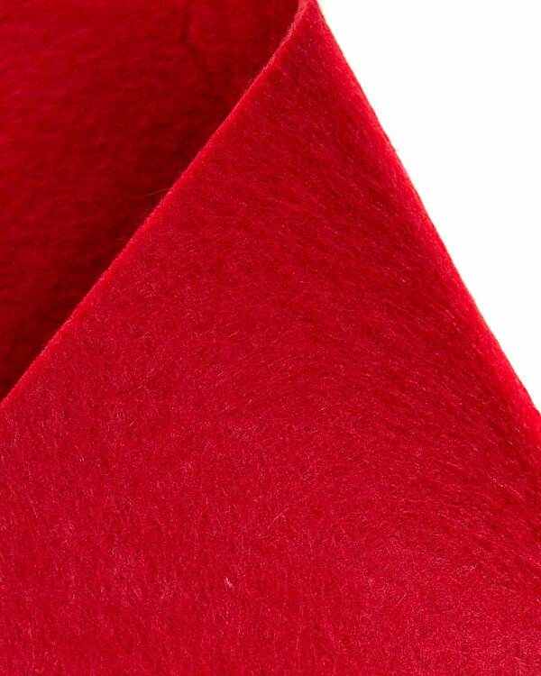 Feutre de bricolage 2 mm - morceau de 30.5 x 30.5 cm (rouge foncé)