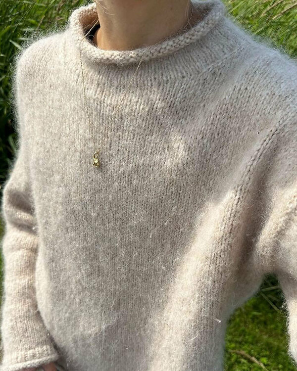 Modèle tricot pull "CLOUD SWEATER" de PetiteKnit (français)