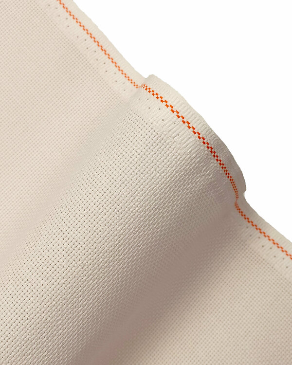 Trame/toile à broder - coton "Aïda - 16 ct" (écru) de Zweigart