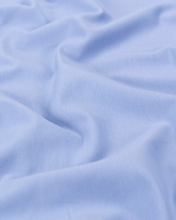 Sweat d'été de coton bio - french terry "Nola" (bleu lavande)