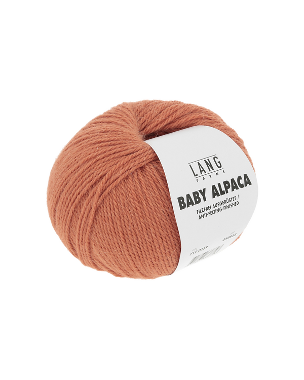 LANG Yarns BABY ALPACA - laine d'alpaga (0259/orange)