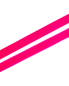 Velcro/bande auto-agrippante "Crochet & velours" 20 mm - morceau de 1 m (rose fluo)