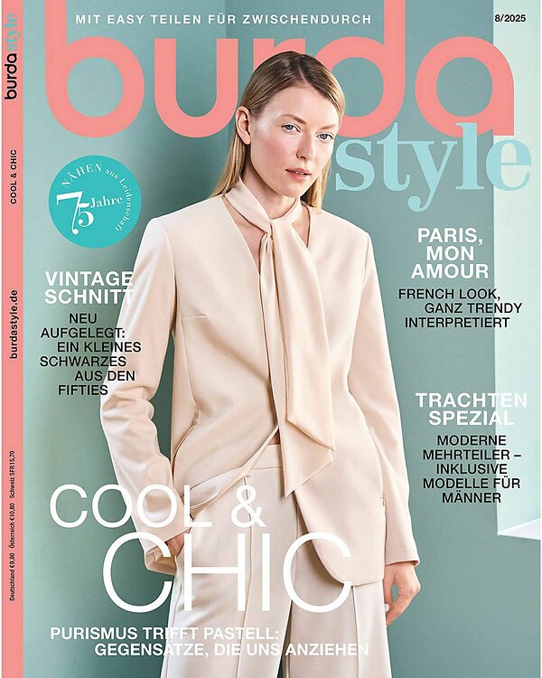 Magazine burda style - 08/2025 Edition Août (en allemand)