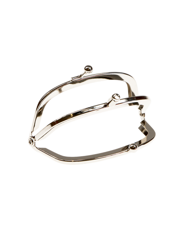 Fermoir pour sac à main "Double compartiment - mini" (argent)
