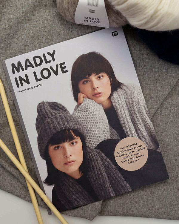 Magazine "Madly in Love Handknitting - Special" de RICO DESIGN (français/allemand)