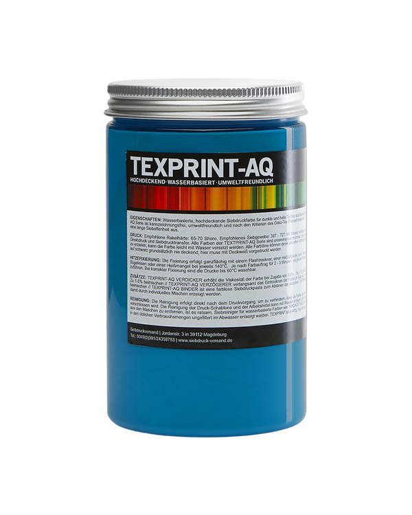 Encre de sérigraphie - opaque "TEXPRINT-AQ" 250 g (51/bleu azur)