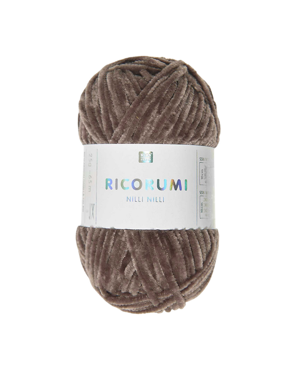 Laine pour amigurumi - Rico Creative Ricorumi Nilli Nilli (chocolat)