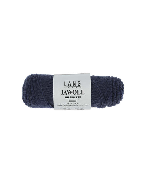 LANG Yarns JAWOLL 83 – laine pour chaussettes superwash (0025/navy)