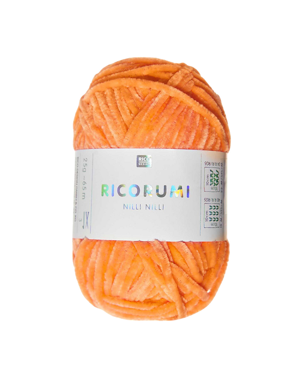 Laine pour amigurumi - Rico Creative Ricorumi Nilli Nilli (orange fluo)