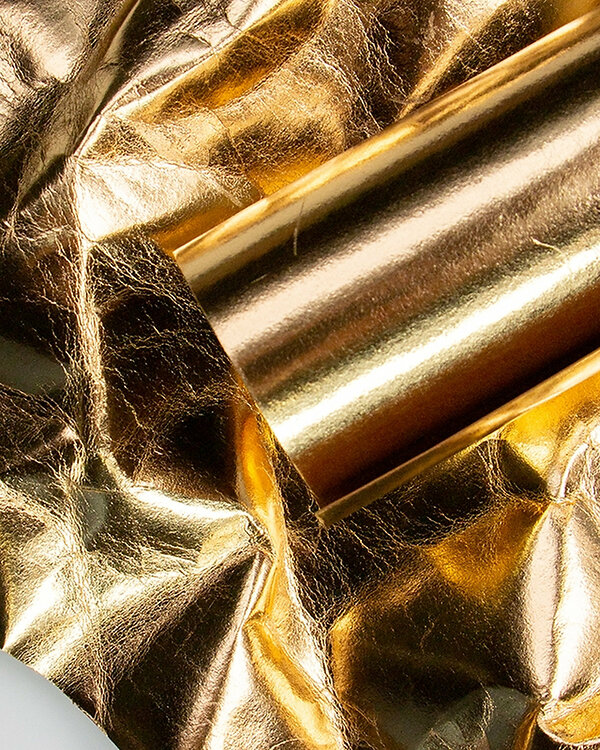 TEXIpap "Metallic" - le papier lavable, 48 x 110 cm (doré)