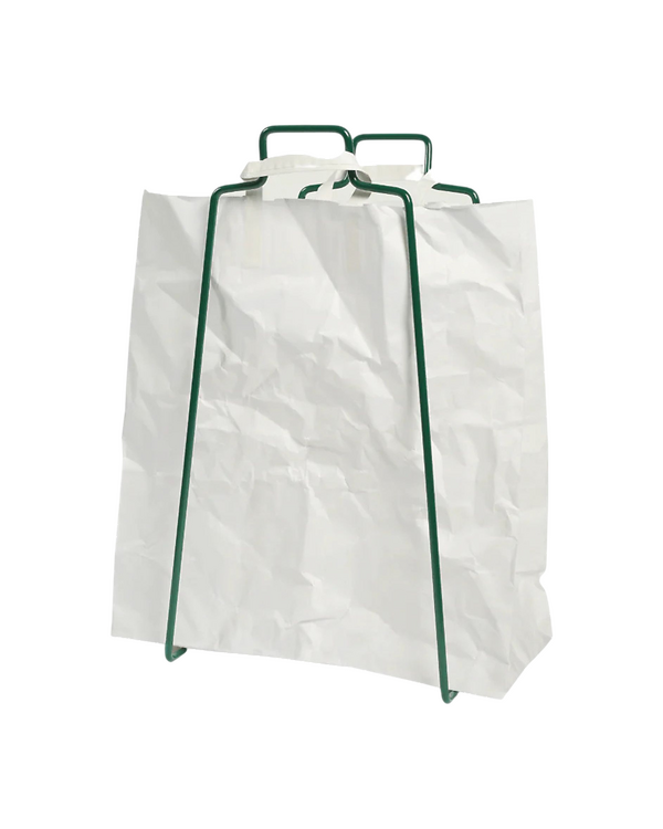 Support pour sac en métal "Helsinki" (vert foncé)