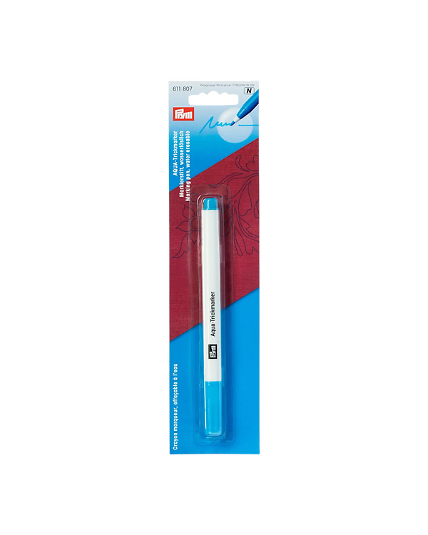 PRYM Marqueur magique AQUA Trick - effaçable à l'eau (bleu) 611807