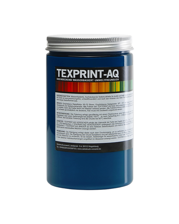 Encre de sérigraphie - opaque "TEXPRINT-AQ" 250 g (56/bleu outremer)